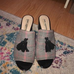Comfortable classy open toe heels